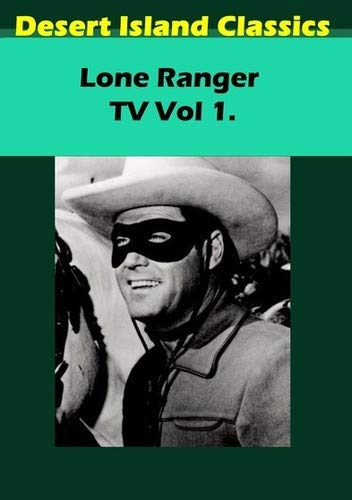 DVD cover for "Lone Ranger TV Vol. 1" featuring a masked cowboy.