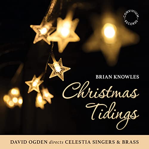 CD cover with glowing star lights and text “Christmas Tidings”.