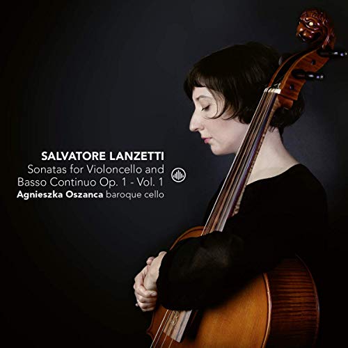CD cover featuring a woman holding a cello against a dark background.