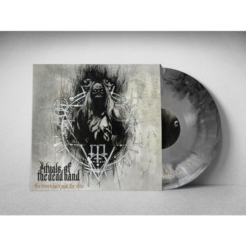 Vinyl record and album cover featuring a dark, spectral figure.