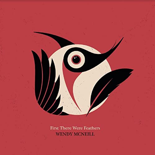CD cover: stylized bird illustration on a red background.