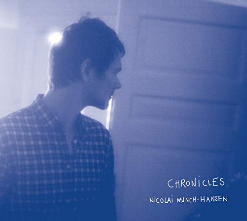 Blue-toned CD cover featuring a profile portrait of Nicolai Munch-Hansen.