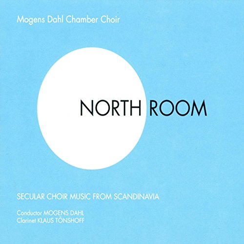 "Light blue CD cover with white circle and 'North Room' text in black font."