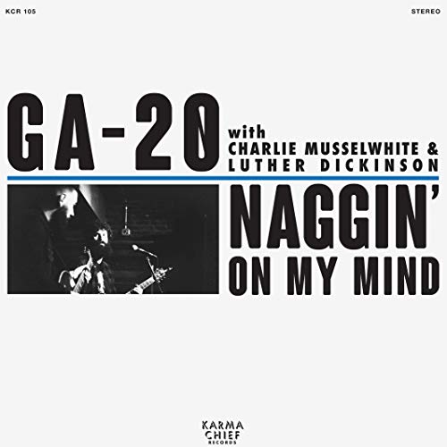 GA-20 album cover: black and white photo of musicians with bold text.