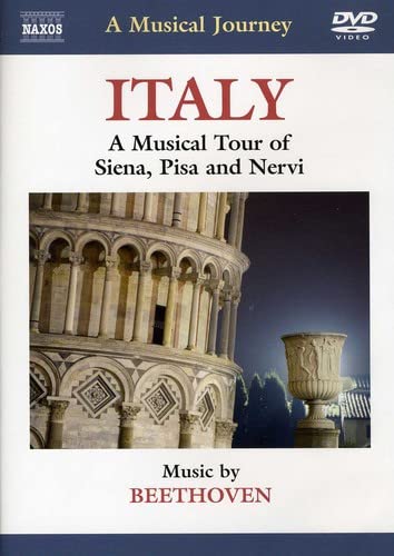 DVD cover featuring the Leaning Tower of Pisa and Beethoven’s music.