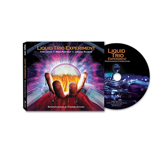 CD case and disc for Liquid Trio Experiment’s “Spontaneous Combustion.”