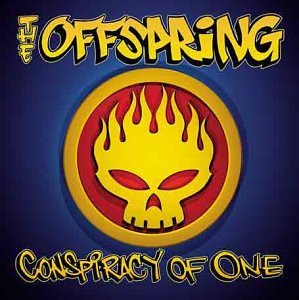 CD cover for The Offspring’s “Conspiracy Of One” featuring a yellow skull.