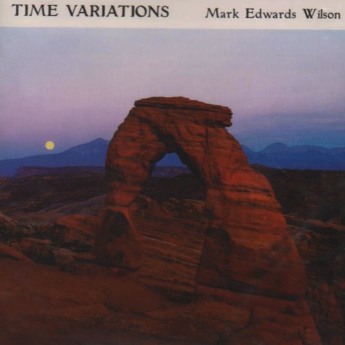 CD cover featuring a natural sandstone arch against a dusky mountain range.