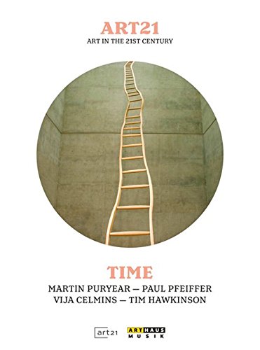 DVD cover for “Art21: Time” featuring a ladder in a circular well.