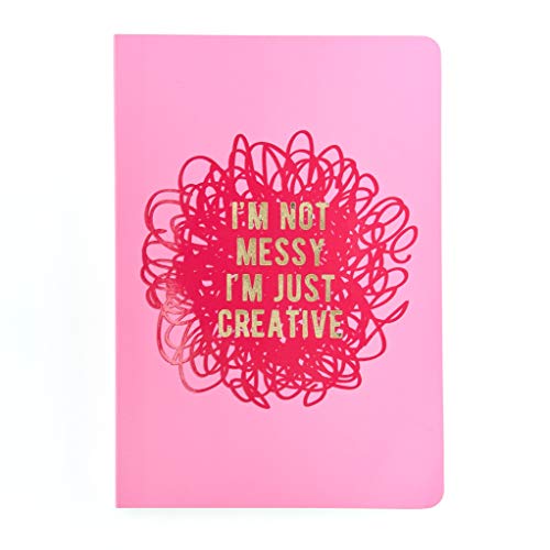 SLOGAN A5 NOTEBOOK IM NOT MESSY IM JUST