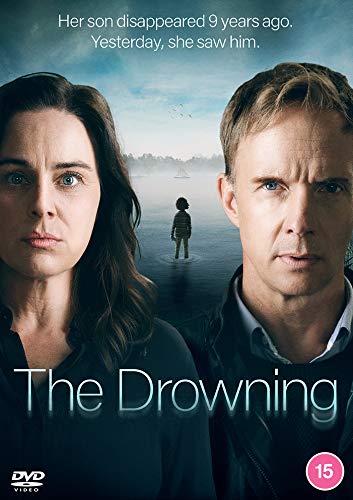 DVD cover for "The Drowning" featuring a man, woman, and a child in the background.