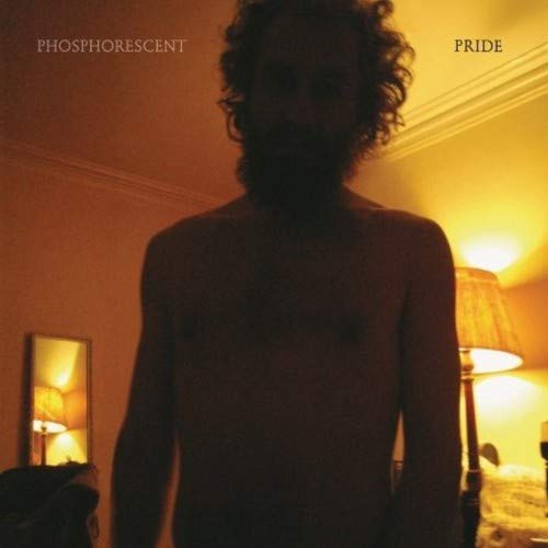 Album cover for Phosphorescent’s “Pride” featuring a shadowed man.