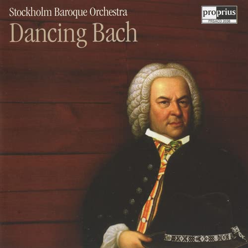 CD cover featuring a portrait of Johann Sebastian Bach in a wig.