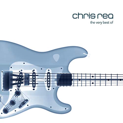 Album cover showing an X-ray style blue electric guitar on a white background.