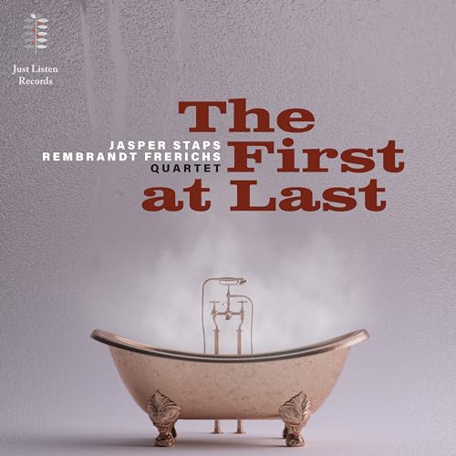 CD cover with a vintage bathtub and red text: "The First at Last".