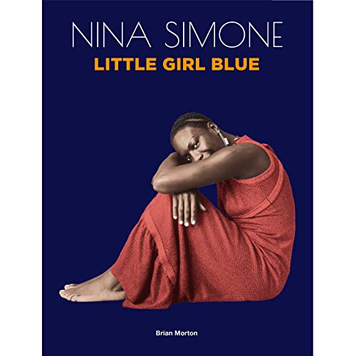 Nina Simone portrait on cover of “Little Girl Blue” CD.