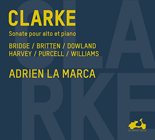 CD cover for Clarke’s Sonata for Alto and Piano by La Marca & Hoppe.