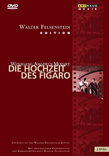 Red DVD cover with white text and a filmstrip featuring opera performers.
