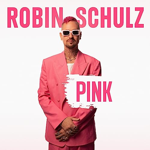 Robin Schulz in a pink suit, album cover for "Pink.