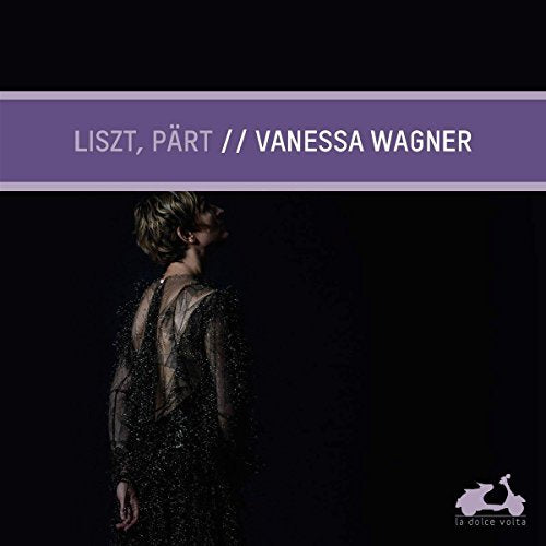 CD cover featuring a woman in a dark dress against a black background.