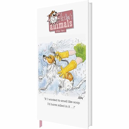 CAROUSEL CALENDARS Alison's Animals Slim Diary 2024