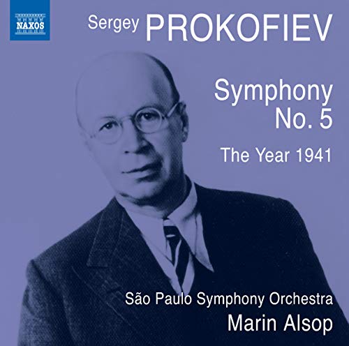 CD cover featuring composer Sergey Prokofiev and orchestra details.