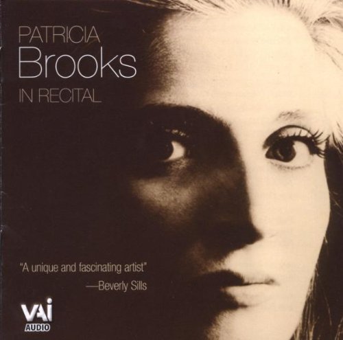 CD cover for Patricia Brooks' "In Recital," featuring a portrait.
