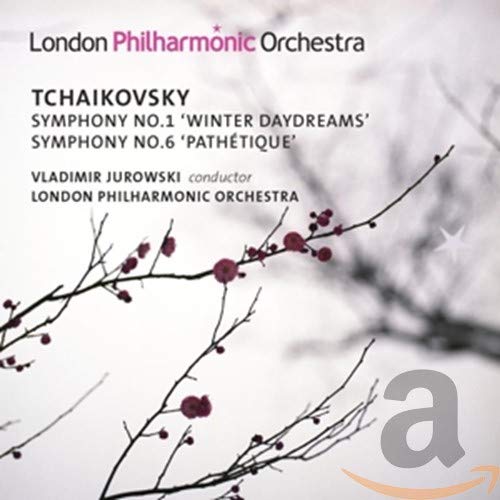 CD cover for Tchaikovsky symphonies with winter branch imagery.