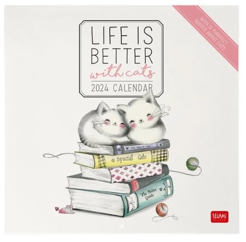 Legami - Wall Calendar 2024, 12 Months and Annual Planner, Space for Notes and Notes, Number of the Week, Zodiac Signs and International Holidays, Single Cellophanation, 30x29 cm