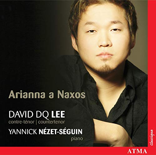 CD cover featuring portrait of countertenor David DQ Lee and text details.