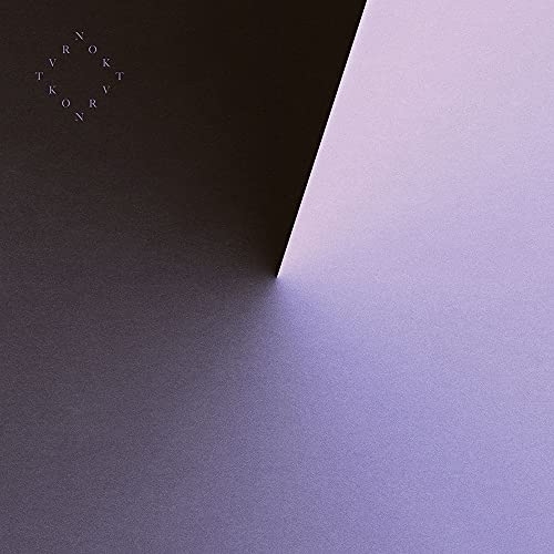 CD cover with abstract purple and dark gradient, circular text.