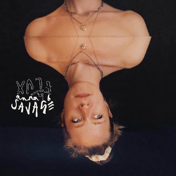 Album cover for Anna B Savage’s “Influx” featuring a fragmented portrait.