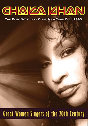 DVD cover featuring Chaka Khan in a sepia-toned portrait, with text details.