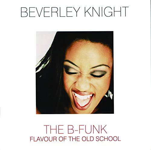 Beverley Knight album cover, close-up of a smiling woman with dark hair.