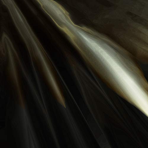 Abstract swirling brushstrokes in shades of brown, gold, and white.