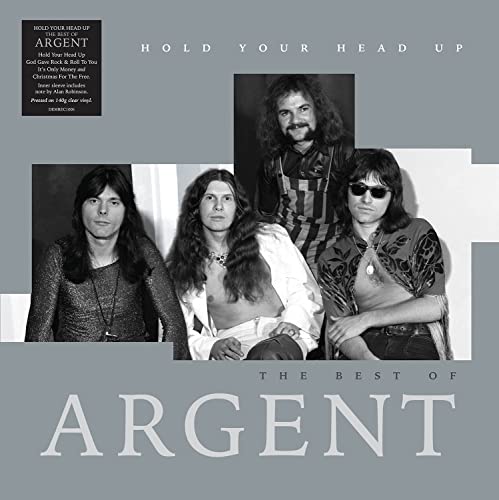 Argent album cover featuring four musicians in a black and white photo.