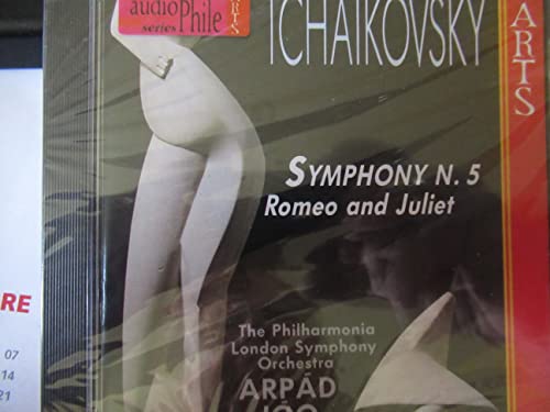 CD cover for Tchaikovsky’s Symphony No. 5 and Romeo and Juliet.