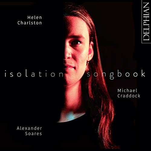 CD cover: Portrait of Helen Charlston, half in shadow, with text.