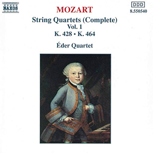 CD cover featuring a portrait of a young Mozart in historical attire.