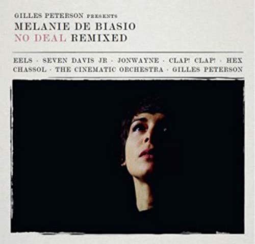 CD cover featuring a portrait of Melanie De Biasio in monochrome.