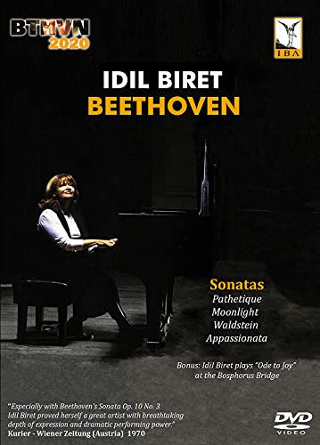 DVD cover featuring pianist Idil Biret performing Beethoven sonatas.
