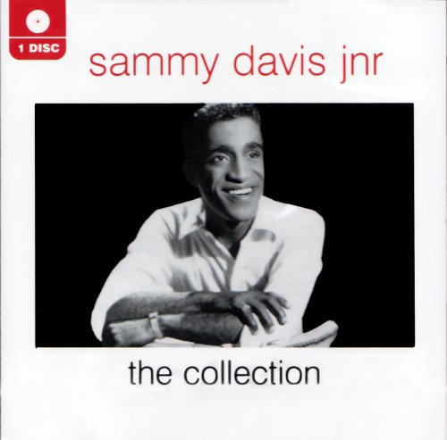 "CD cover with black and white photo of Sammy Davis Jr. smiling."