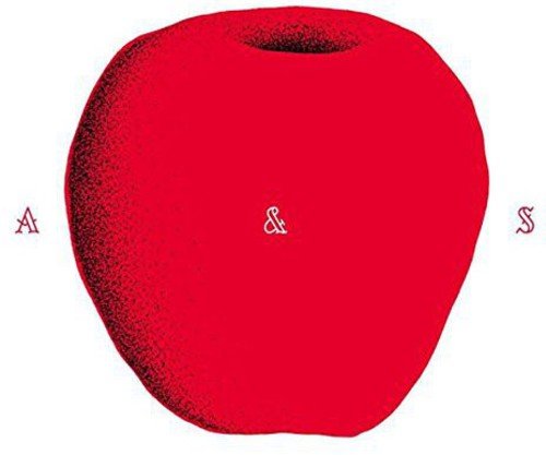 Red apple illustration with letters "A" and "S" flanking an ampersand.