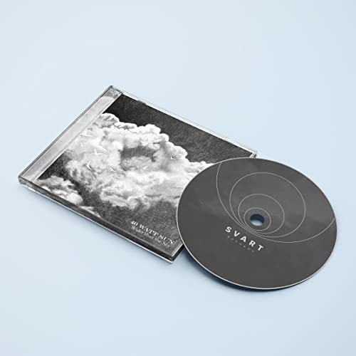 CD case and disc for "40 Watt Sun - Wider Than The Sky," cloudy cover.