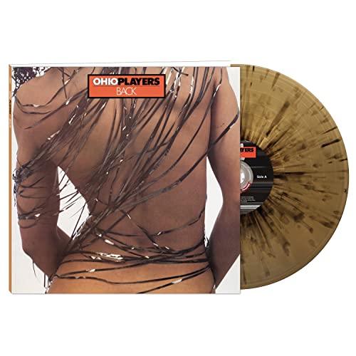 Ohio Players "Back" vinyl record with brown and black swirl pattern.