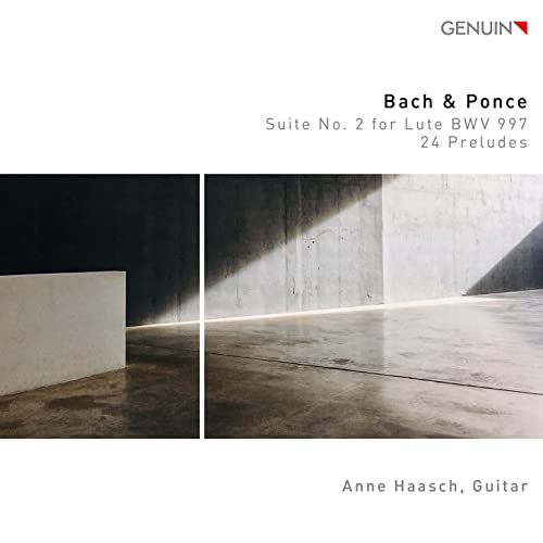 CD cover for Anne Haasch’s Bach & Ponce lute and guitar music.