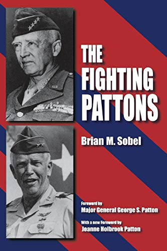 Book cover with red and blue background, featuring two black-and-white portraits of men in military uniforms.