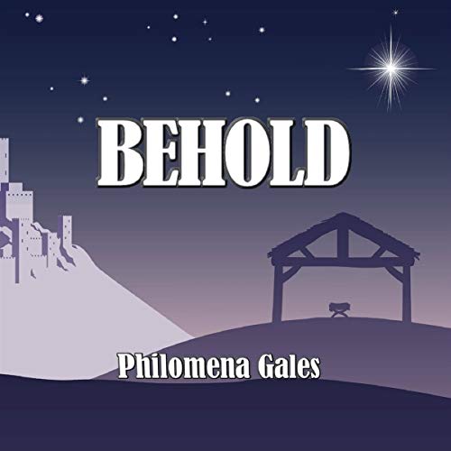 CD cover: night scene with castle, manger, and the word "Behold".