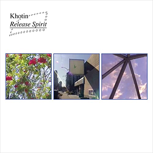 Vinyl album cover for Khotin’s “Release Spirit” with three landscape photos.