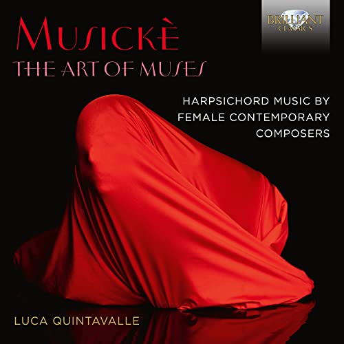 CD cover: red fabric-draped figure against a black background.